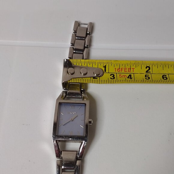 Light Blue And Silver Tone DKNY Watch With Metal Band - Picture 11 of 13